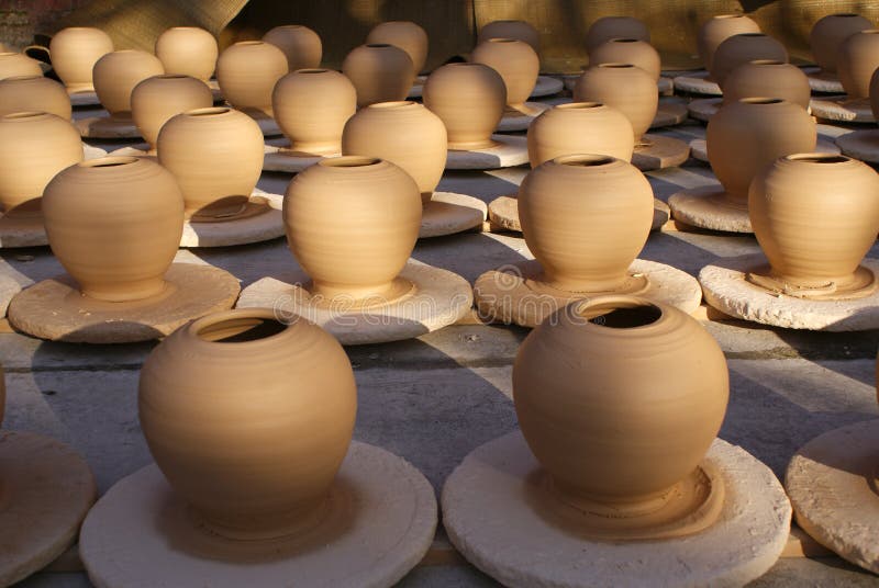 Ceramic blanks stock photo. Image of bottle, completed 7703744