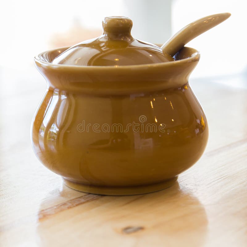 Ceramic Clay Small Pot for Cooking or General Use Stock Photo Image of close, pottery 32897450
