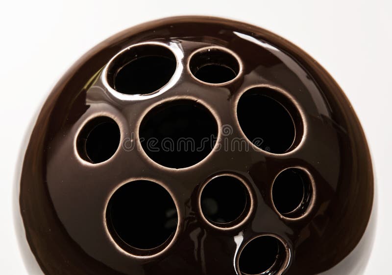 Ceramic Decorative Ball with Holes Stock Photo Image of hole