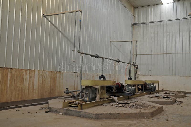 Ceramic factory equipment stock photo. Image of packing 220291086