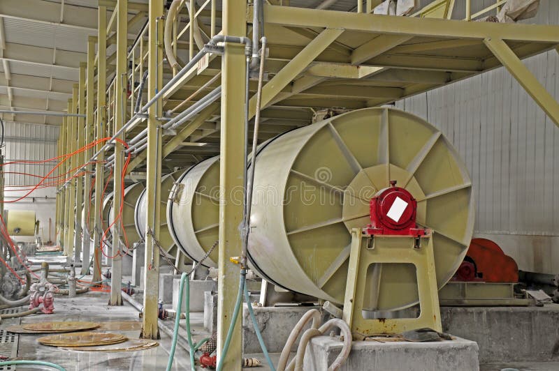Ceramic factory equipment royalty free stock images