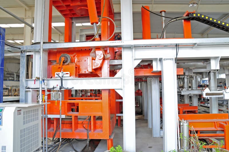 Ceramic factory equipment royalty free stock photos