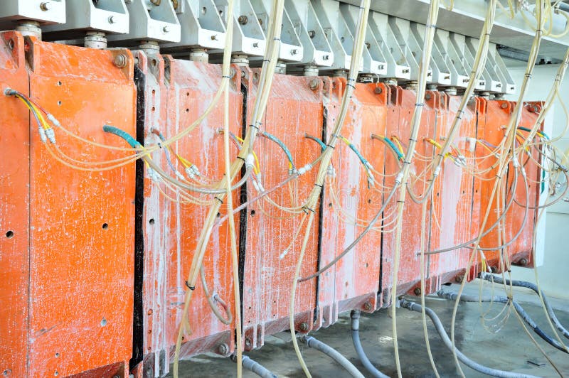 Ceramic factory equipment royalty free stock image