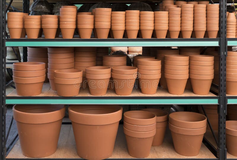 Ceramic Flower Pots for Sale Stock Image Image of plant, clay 175699341