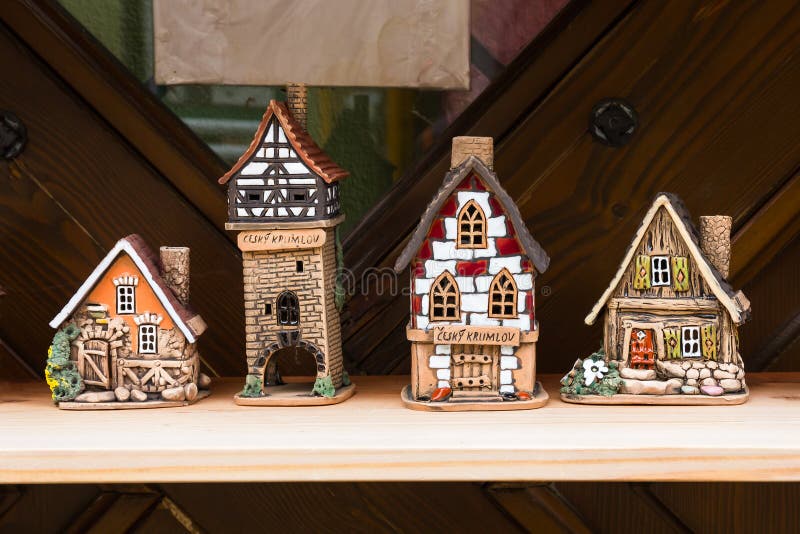 Ceramic houses. stock image. Image of decorated, creative 28198569