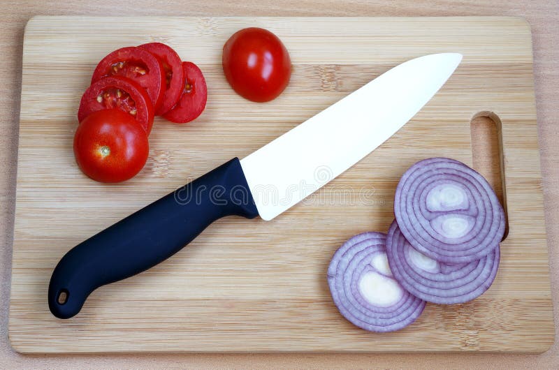 Ceramic Knife for Longterm Cutting Stock Photo Image of bright