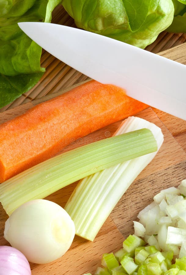 Ceramic Knife with Soffritto Stock Photo Image of clean, dangerous