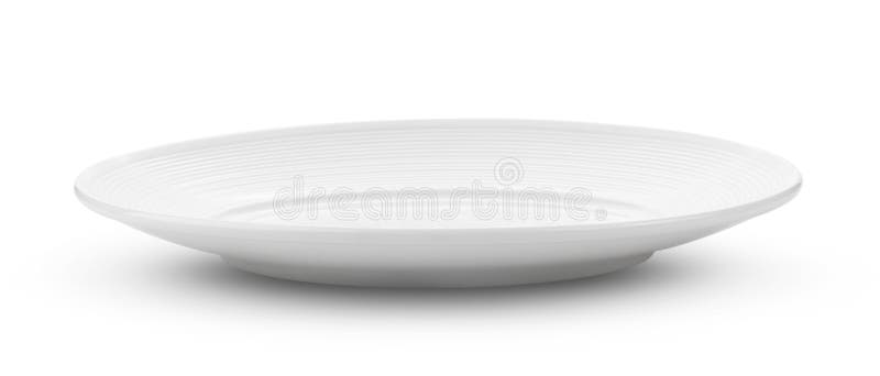 Ceramic Plate Isolated on White Background Stock Photo Image of lunch, flatware 191470750