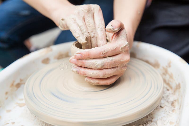 Ceramic production stock photo. Image of apprentice, creating 63938878