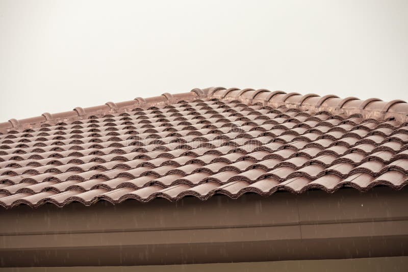 Ceramic Roof Tiles on the House Stock Image Image of outdoor, architectural 251442417