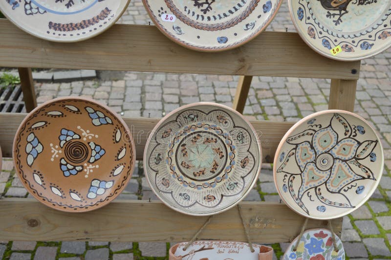 Ceramic saucer stock photo. Image of painted, abstract 60669828