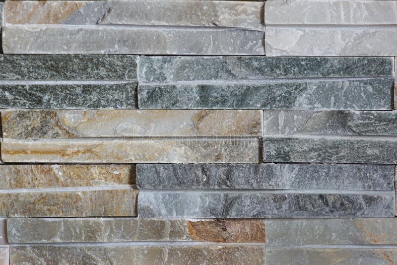 The Ceramic Tile in Brick Wall Pattern Design with Dark Grey Tone Stock