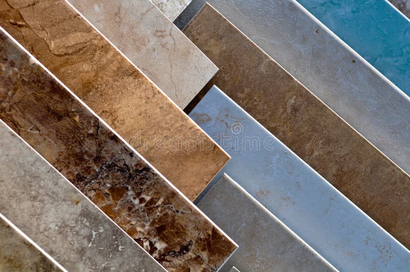 Ceramic Tile Samples stock photo. Image of tile, exhibition 14897452