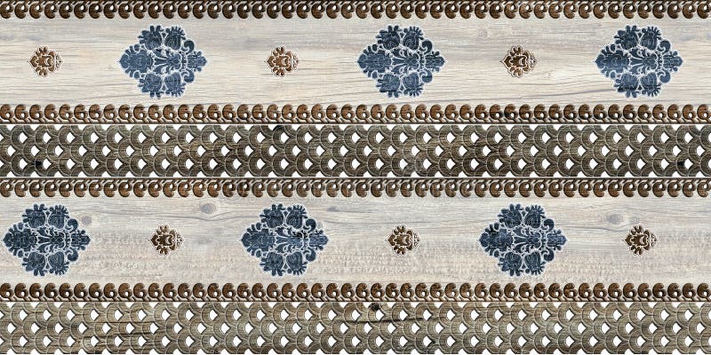 Ceramic Wall Tile Decor with Multi Color Continuous Joint Design. Also