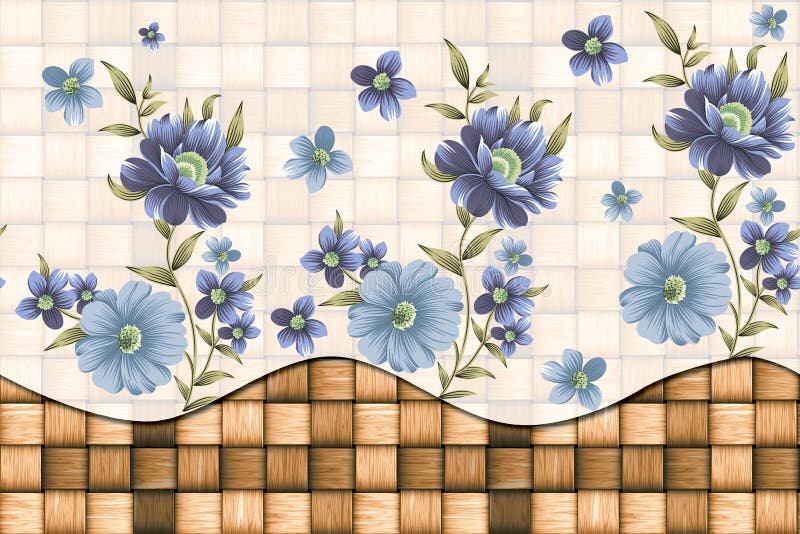 Ceramic Wall Tile Decor with Multi Color Continuous Joint Design. Also