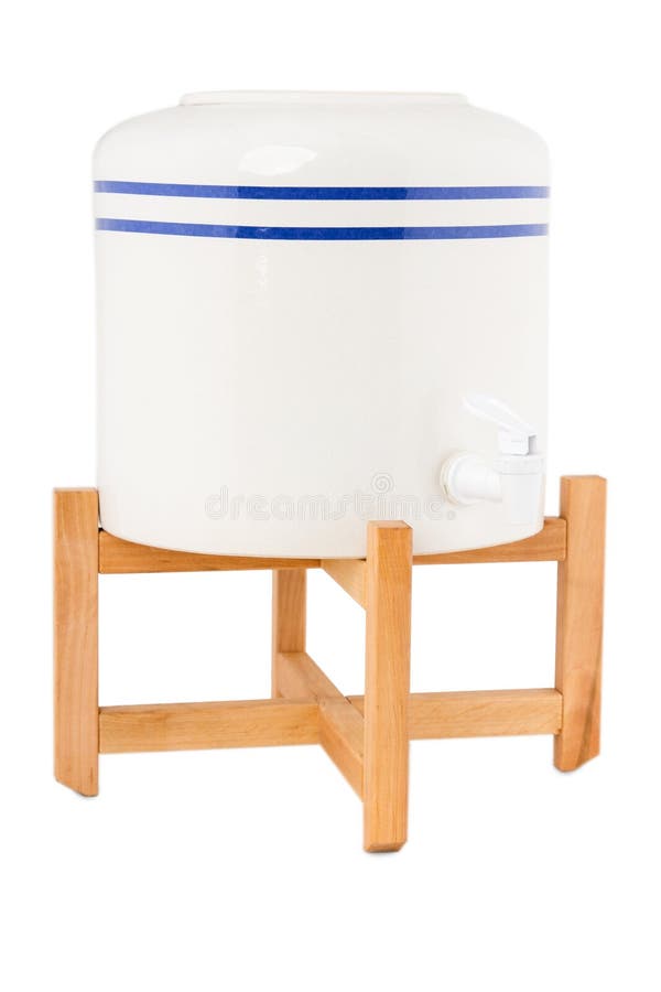 Ceramic Water Bottle Cooler Stock Image Image of appliance, gallon
