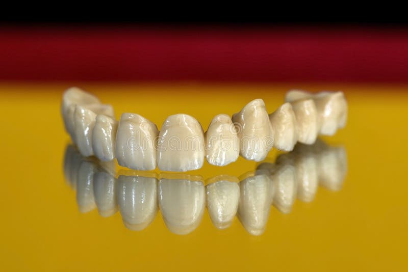 Ceramic Zirconium In Final Version. Staining And Glazing. Precision Design And High Quality