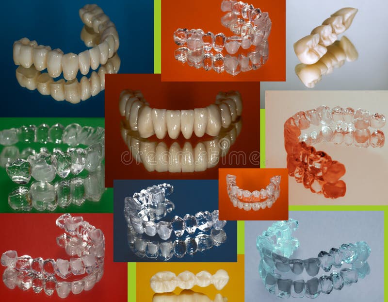 Ceramic Zirconium. Teeth. Dental Technician. Stock Photo Image of macro, white 137697272