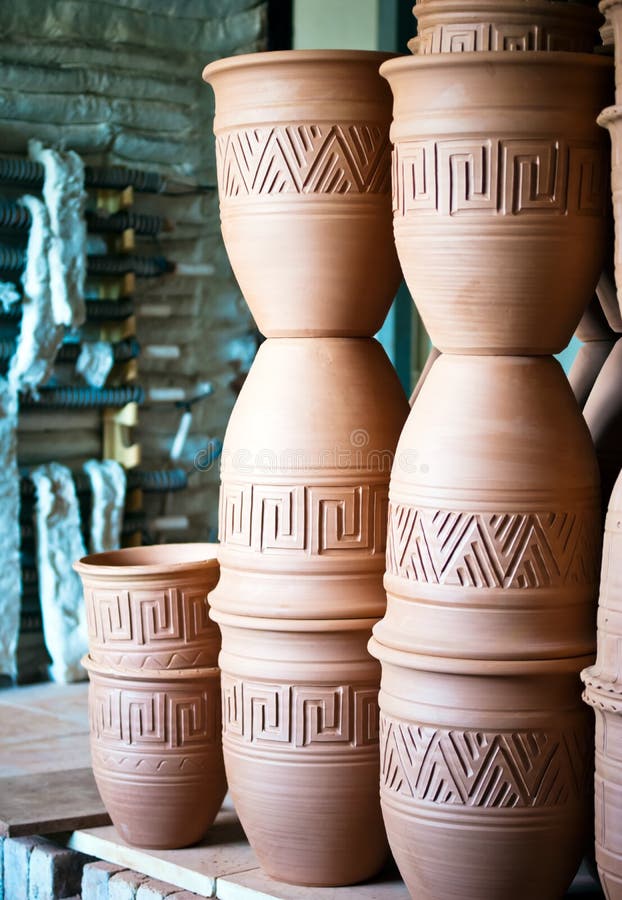 Ceramics industry stock image. Image of pottery, making 27539249