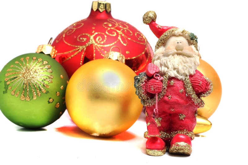 Ceramiczne Święty Mikołaj bożych narodzeń piłki