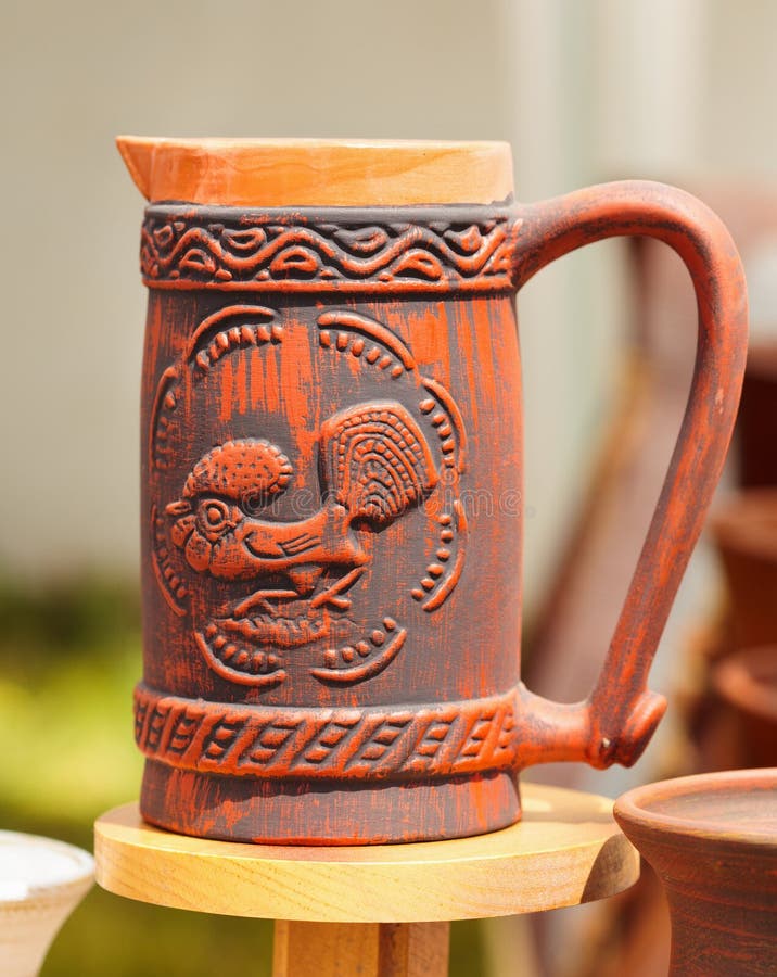Ceramisch aardewerk in Horezu, Roemenië royalty-vrije stock foto's Ceramisch aardewerk in Horezu, Roemenië royalty-vrije stock foto's