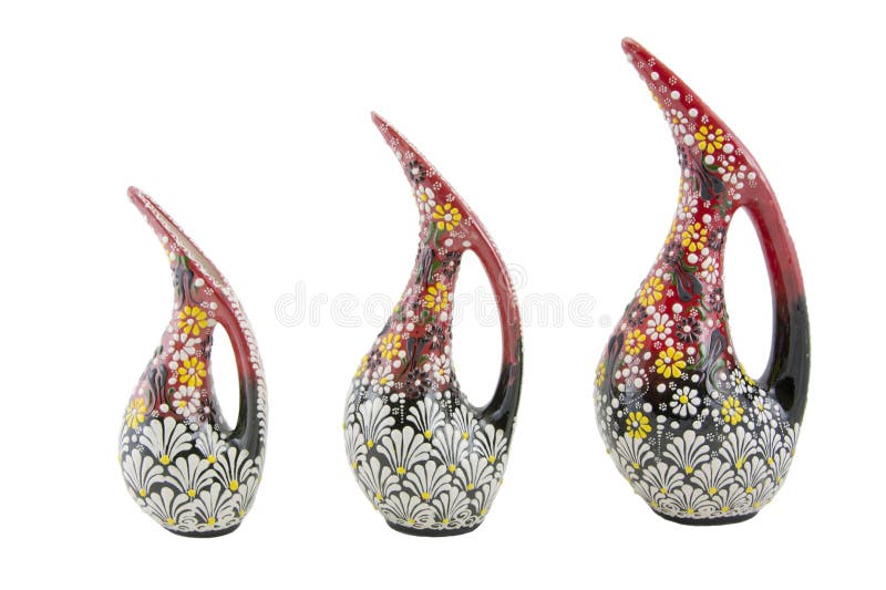 Ceramische pelikaanvaas Pelikan vazo van Turkije Kutahya çini stock afbeelding Ceramische pelikaanvaas Pelikan vazo van Turkije Kutahya çini stock afbeelding