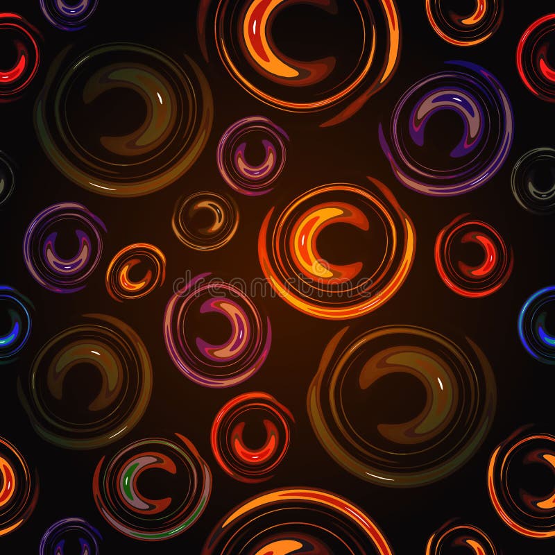 Cerc de lumini de fond abstracte colorate royalty free illustration