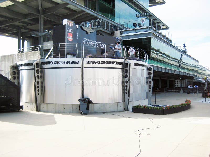 Cerchio dei vincitori di Indianapolis Motor Speedway immagini stock Cerchio dei vincitori di Indianapolis Motor Speedway immagini stock