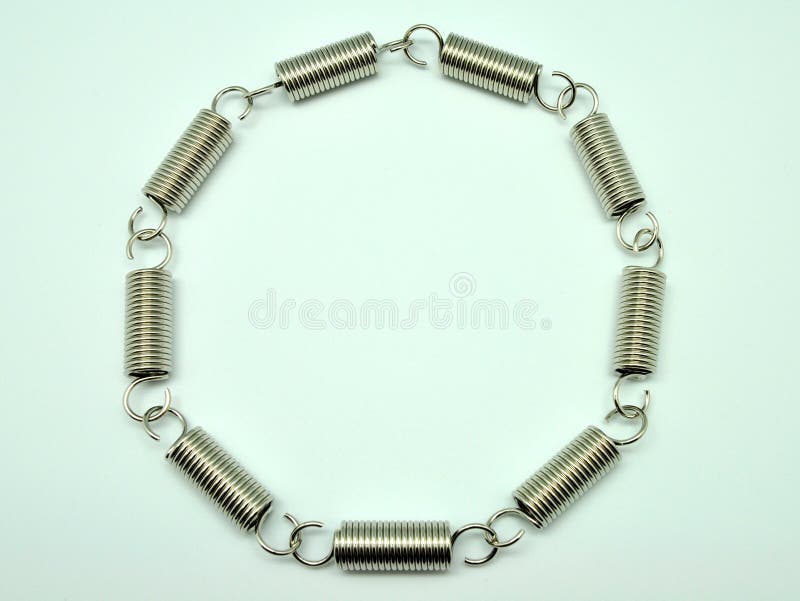 Cerchio delle bobine della sorgente fotografia stock libera da diritti Cerchio delle bobine della sorgente fotografia stock libera da diritti