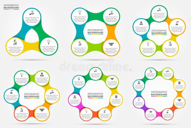 Cerchio di vettore infographic royalty illustrazione gratis