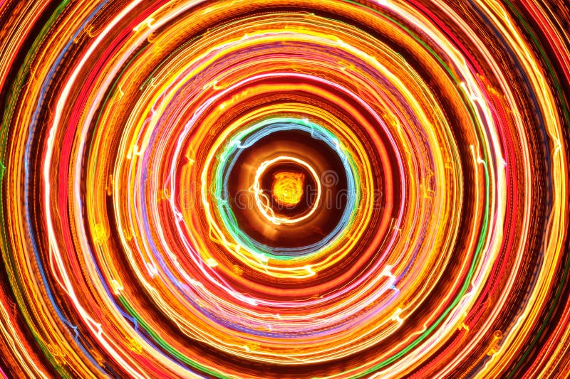 Cerchio elettrico d'ardore multicolore immagine stock Cerchio elettrico d'ardore multicolore immagine stock