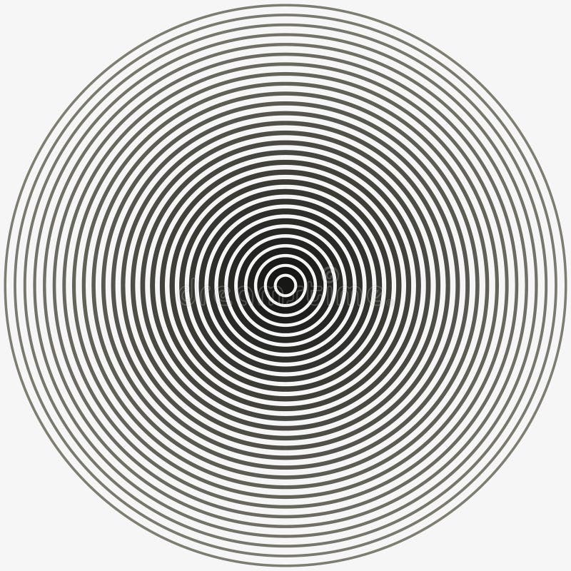 Cercle concentrique Illustration pour l'onde sonore Anneau noir et blanc de couleur Illustration illustration de vecteur Cercle concentrique Illustration pour l'onde sonore Anneau noir et blanc de couleur Illustration illustration de vecteur