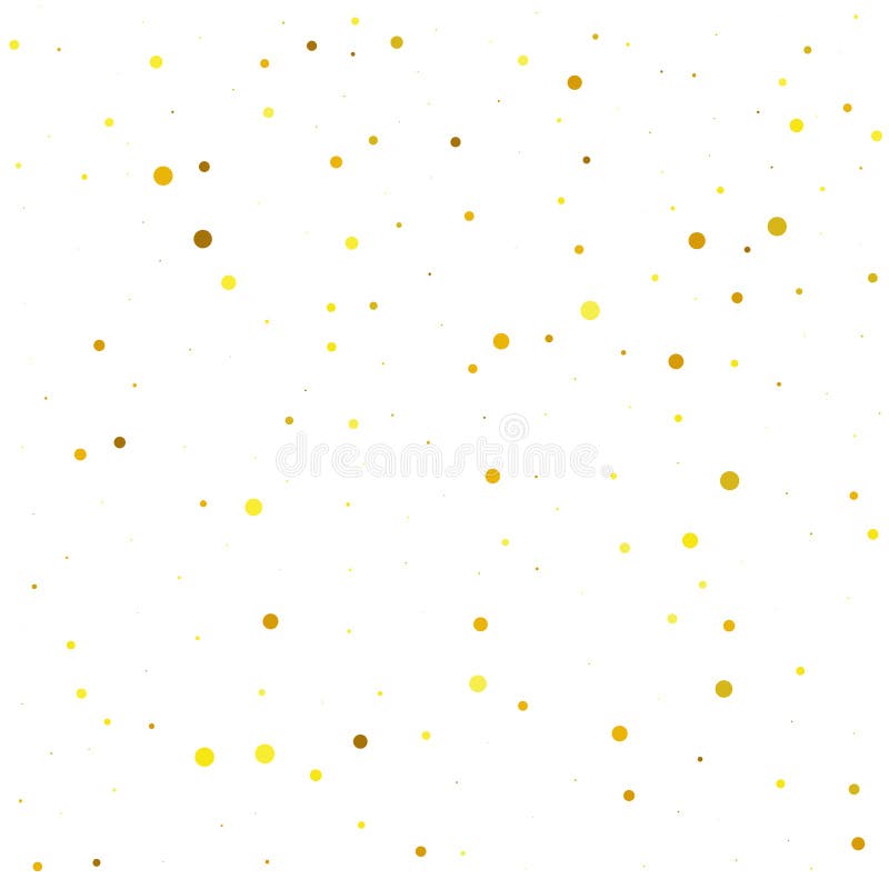 Cercle De Confettis D'or. Fond Rond Orange. Bulle Jaune Bokeh. Minuscule  Fête. Doré Glitter Aléatoire. Cercle De Texture. Illustration Stock -  Illustration du confettis, memphis: 220152568