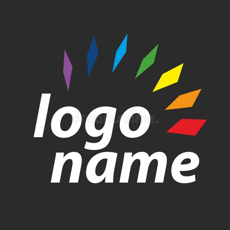 Spectre de logo illustration stock Spectre de logo illustration stock