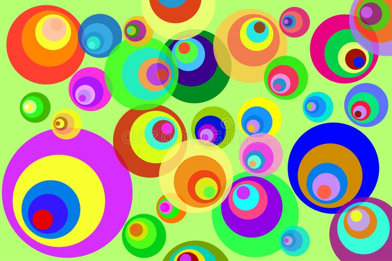 Cercles Disco illustration libre de droits