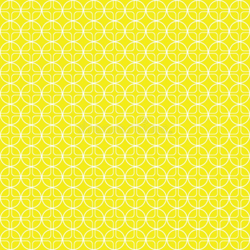 Cercles et modèle sans couture jaunes de places, fond jaune, illustration de vecteur illustration stock Cercles et modèle sans couture jaunes de places, fond jaune, illustration de vecteur illustration stock