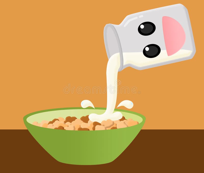 Cereal ilustração stock