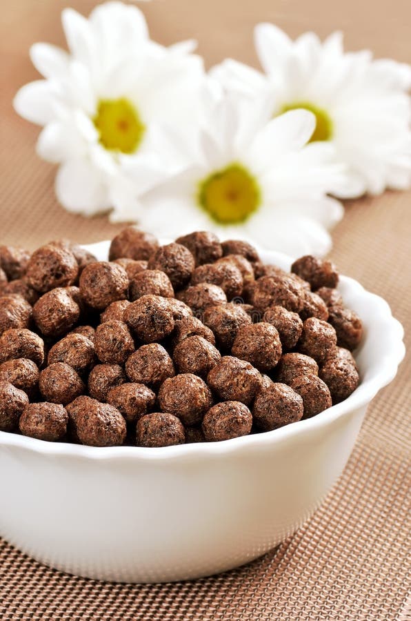 Cereal chocolate balls stock photo. Image of crunchy 41432438