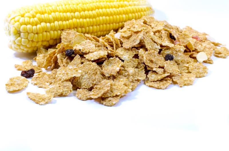 Cereal Flakes stock photo. Image of cereal, yellow, breakfast 65332544