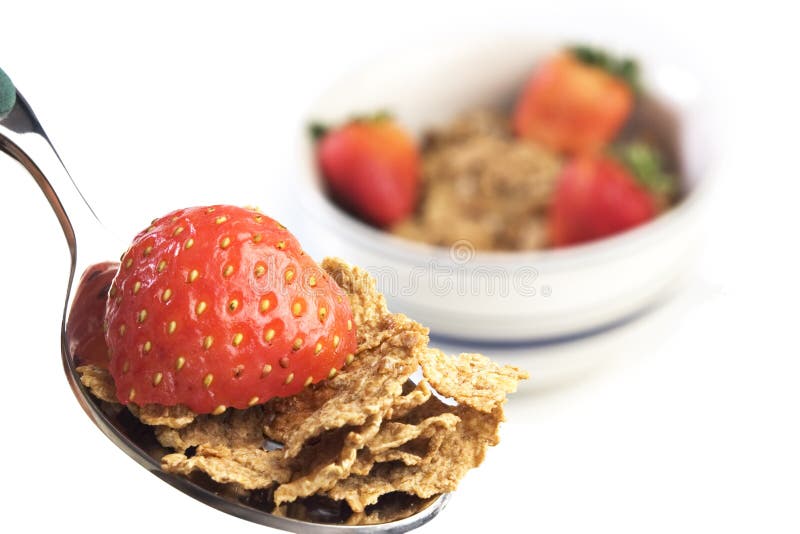 Cereal with Strawberries