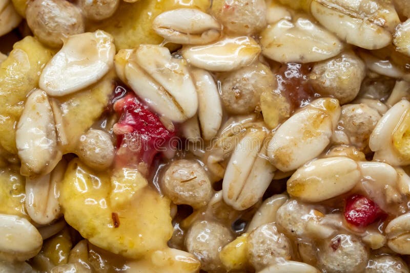 Cereal Superfood Energy Bars Stock Image Image of muesli, cashew