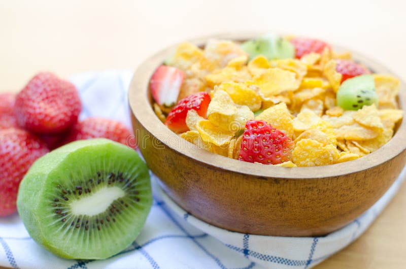 Cereals with fruit