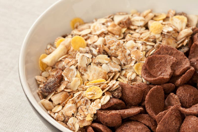 Cereals Made from Whole Grain and Crunchy Stock Photo Image of sugar