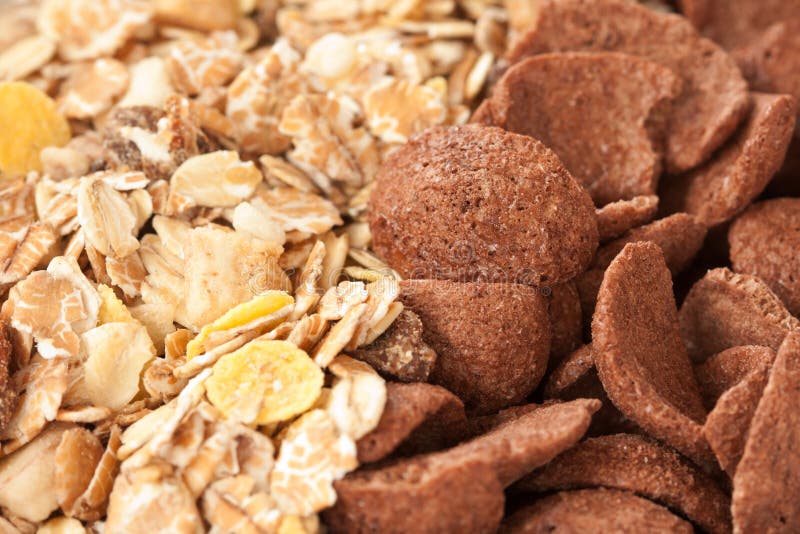 Cereals Made from Whole Grain and Crunchy Stock Photo Image of sugar