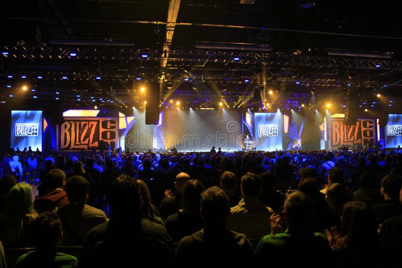 Ceremonia de inauguración 2015 de BlizzCon fotografía de archivo Ceremonia de inauguración 2015 de BlizzCon fotografía de archivo