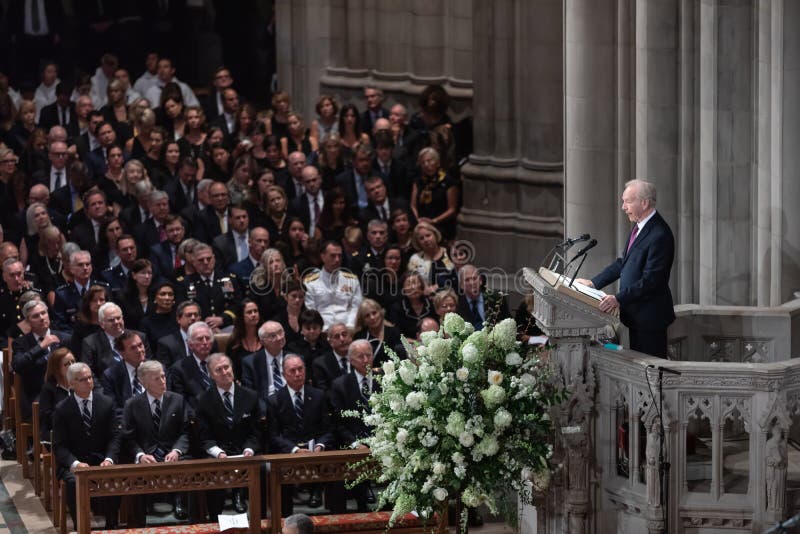 Cerimonia commemorativa di U S Il senatore John McCain fotografia stock Cerimonia commemorativa di U S Il senatore John McCain fotografia stock