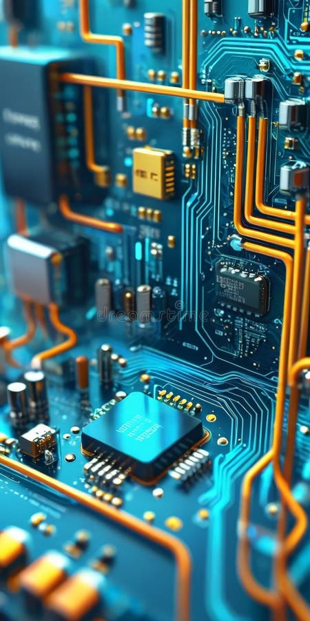 Cerrar el circuito de la computadora libre illustration