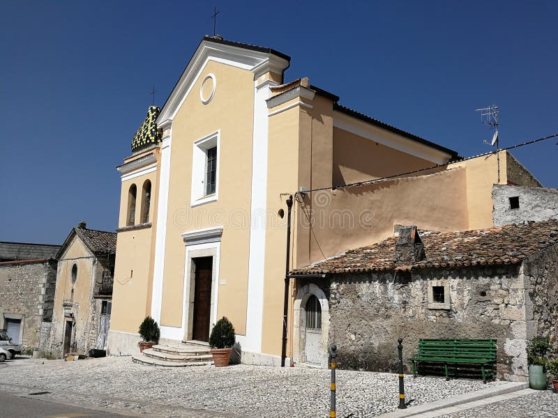 Cerreto Sannita - Kirche von San Rocco stockfotos Cerreto Sannita - Kirche von San Rocco stockfotos