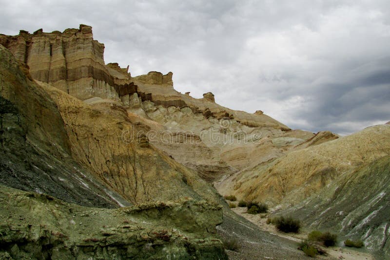 Cerro Alcazar rock formations in Argentina