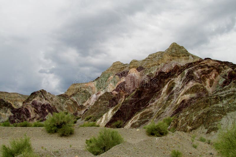 Cerro Alcazar rock formations in Argentina